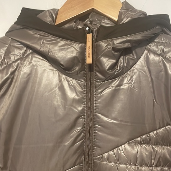 Indyeva MANTAR INSULATED HOODED jacket small in peppercorn/mocha - Picture 5 of 16